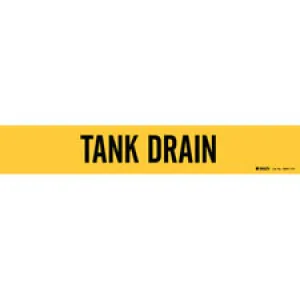 Brady TANK DRAIN Pipe Marker|Buy Online