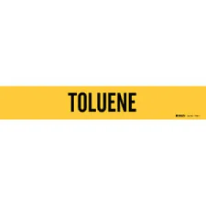 Brady TOLUENE Pipe Marker|Buy Online