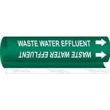Brady WASTE WATER EFFLUENT High Performance Pipe Marker|Buy Online