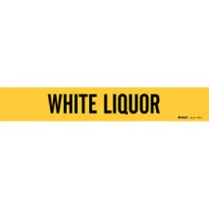 Brady WHITE LIQUOR Pipe Marker|Buy Online