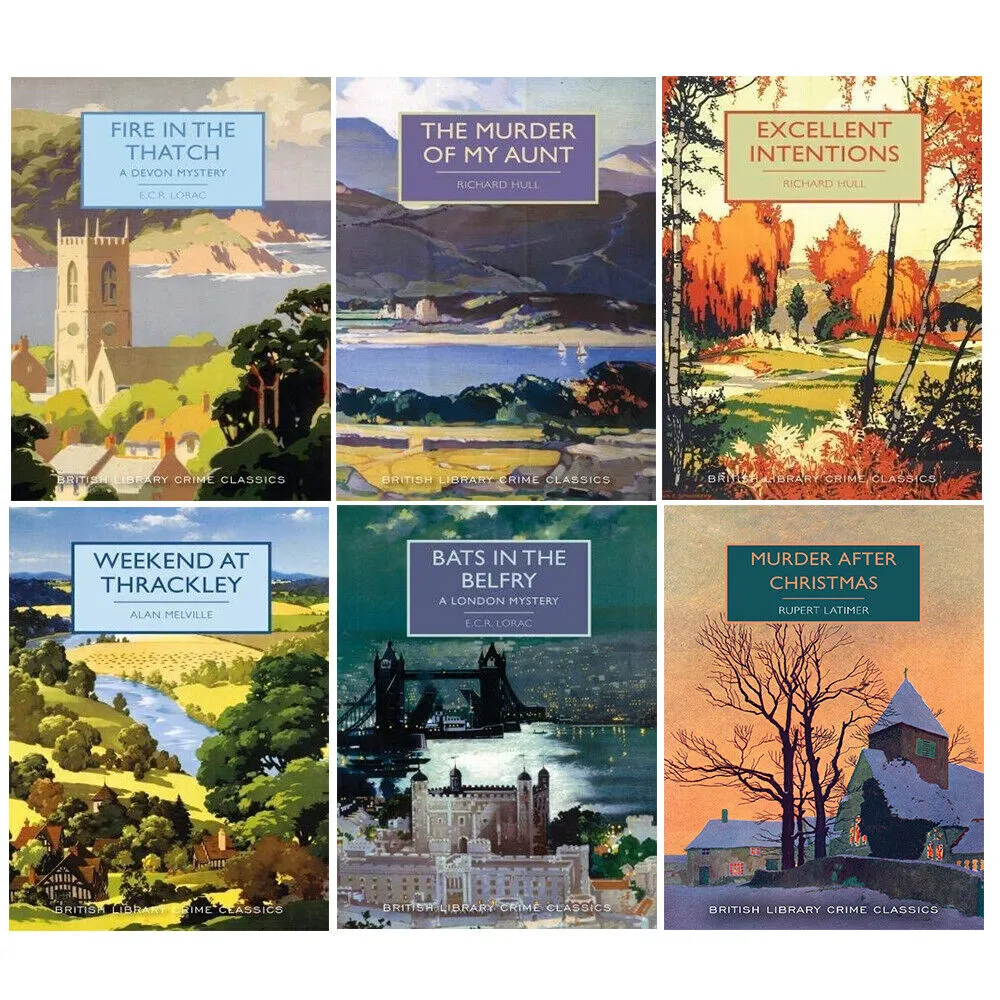 British Library Crime Classics Series 9 : 6 Books Collection Set