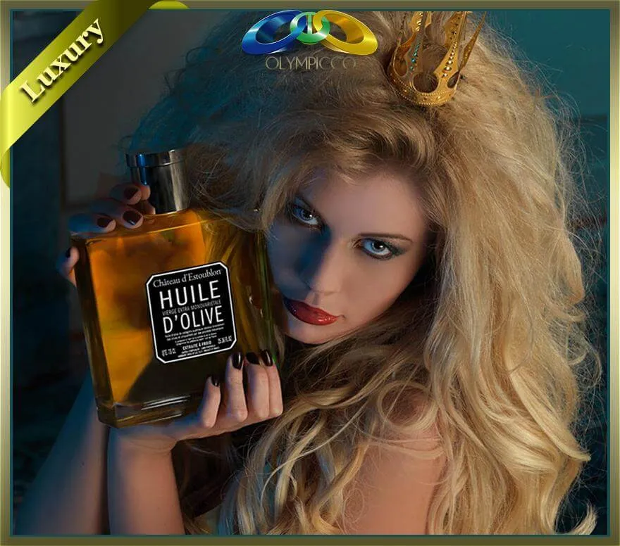 Chateau d Estoublon - Flacon Couture Extra Virgin olive Oil - Luxury White Gift Box 750ml