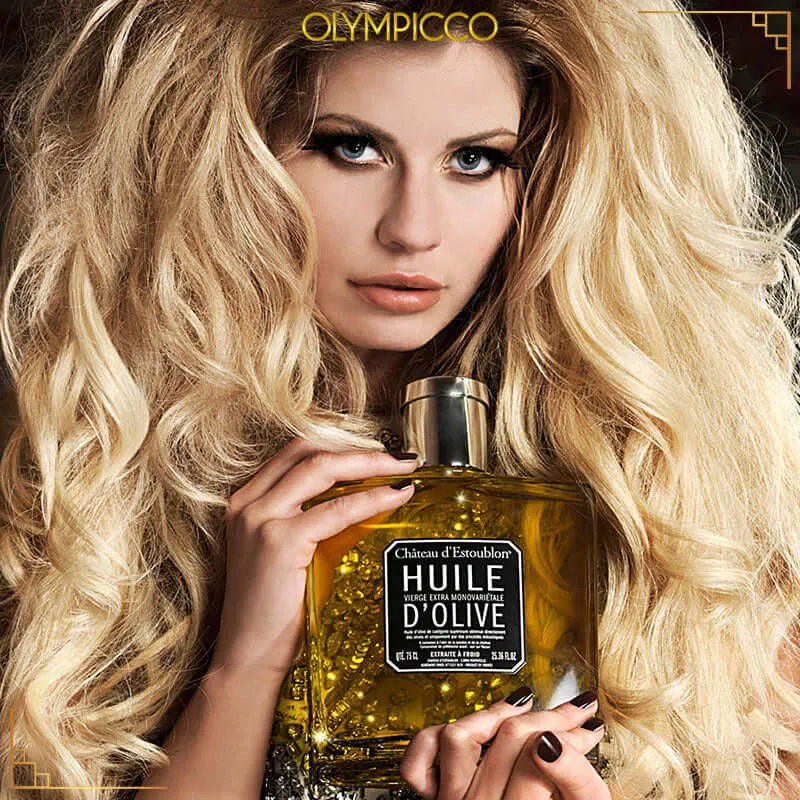 Chateau d Estoublon - Flacon Couture Extra Virgin olive Oil - Luxury White Gift Box 750ml