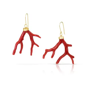 Coral Branch Earrings