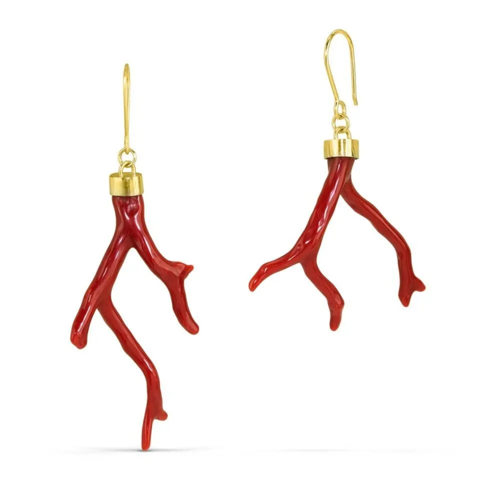 Coral Branch Earrings