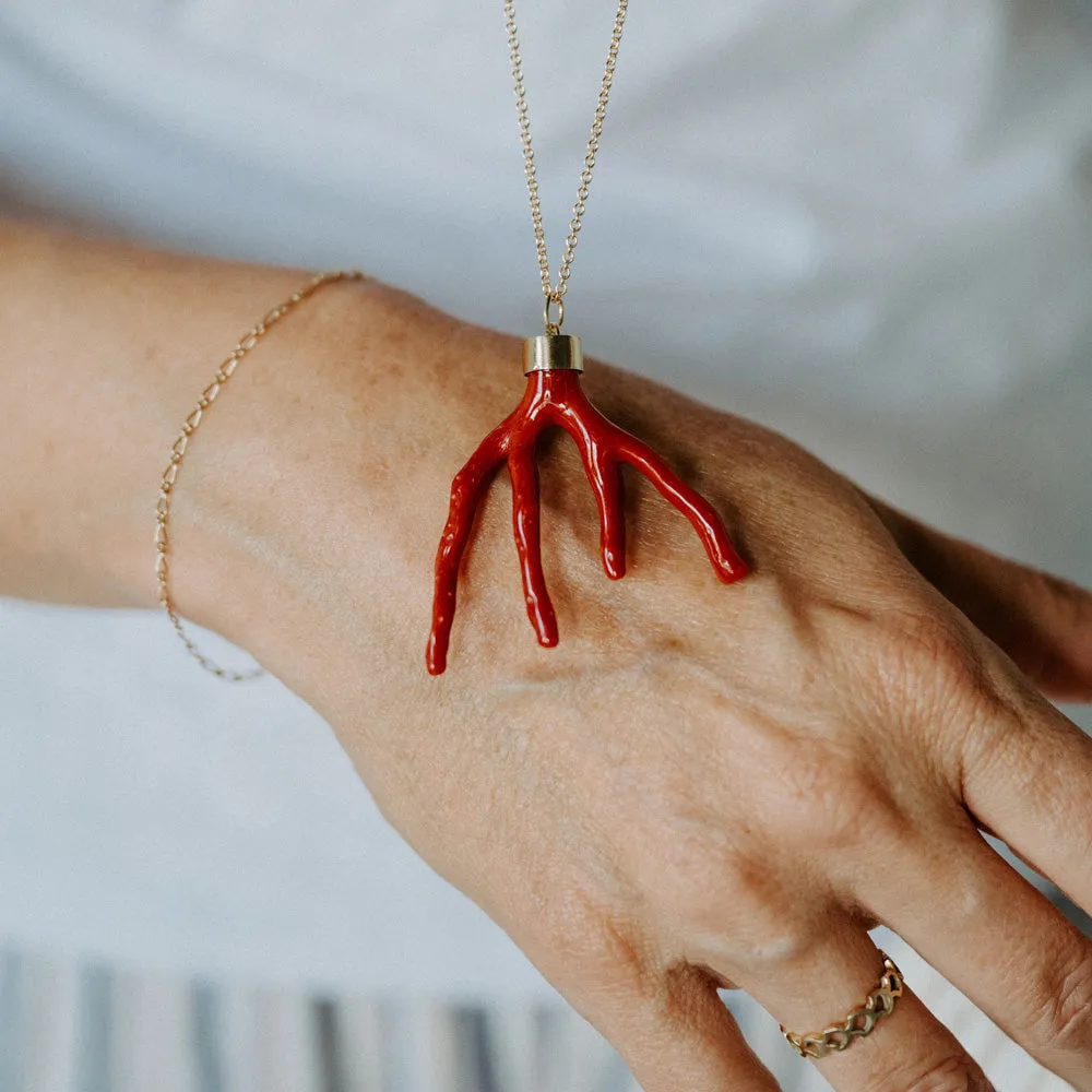 Coral Branch Necklace