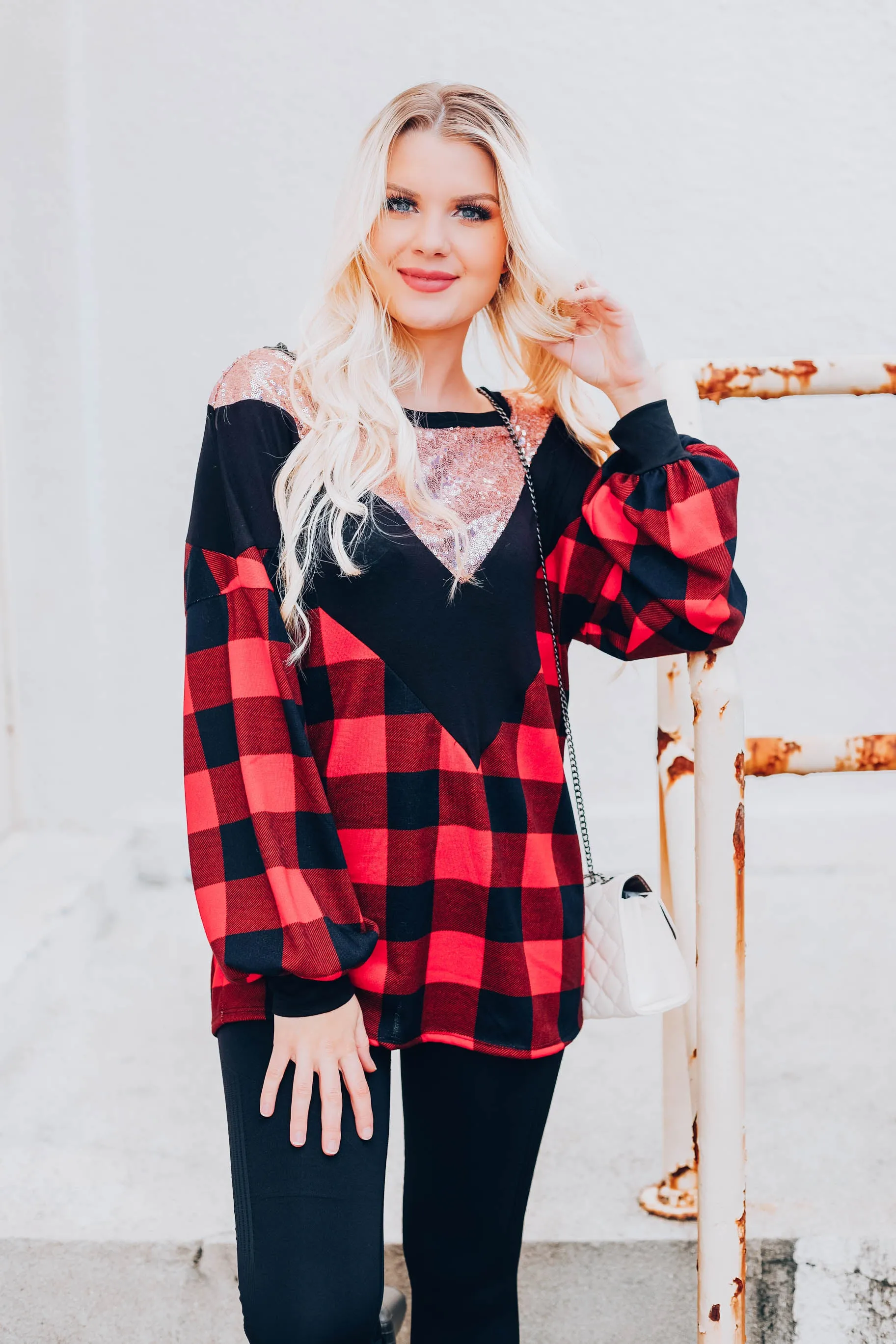Countryside Glitz Top - Rose Gold