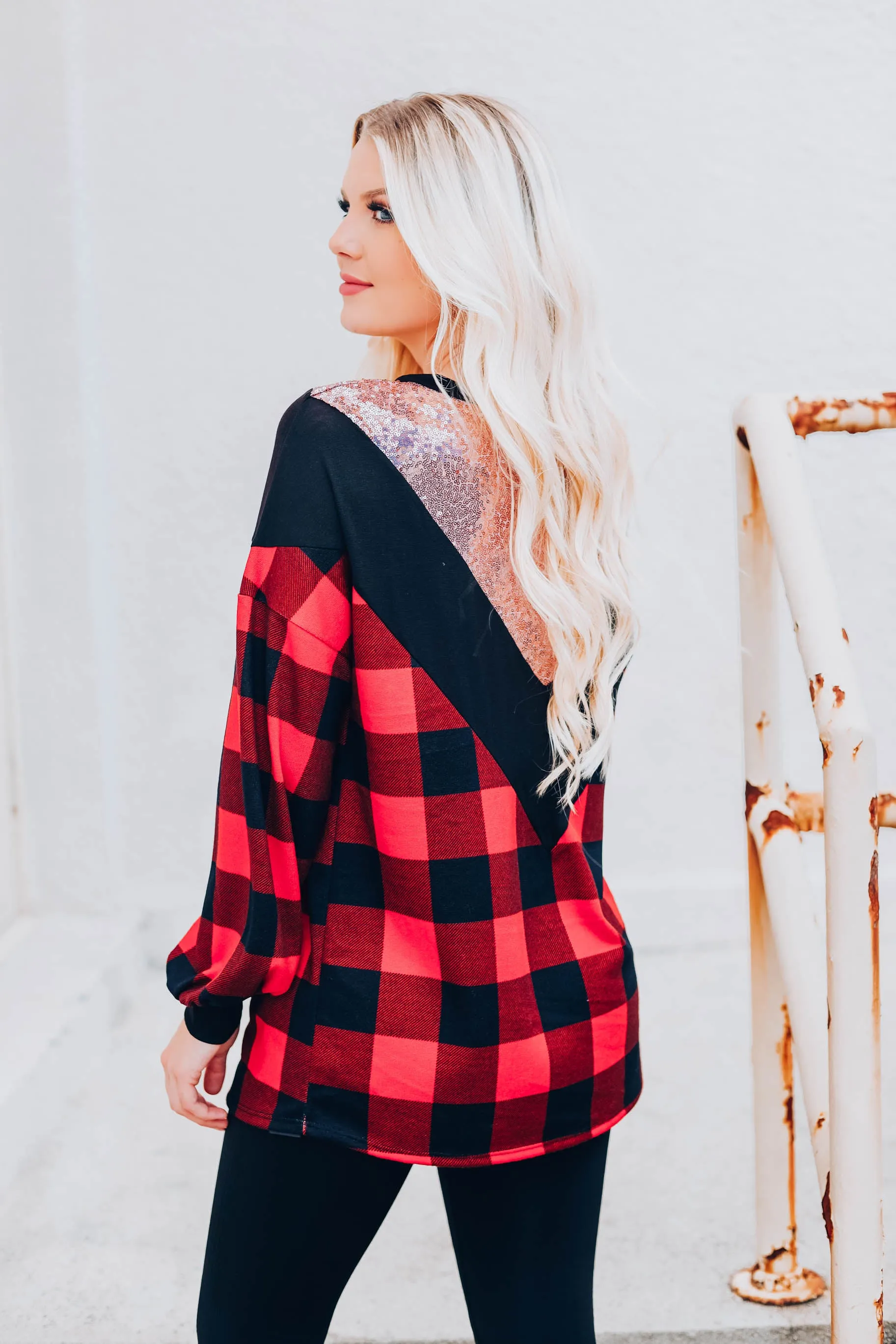 Countryside Glitz Top - Rose Gold