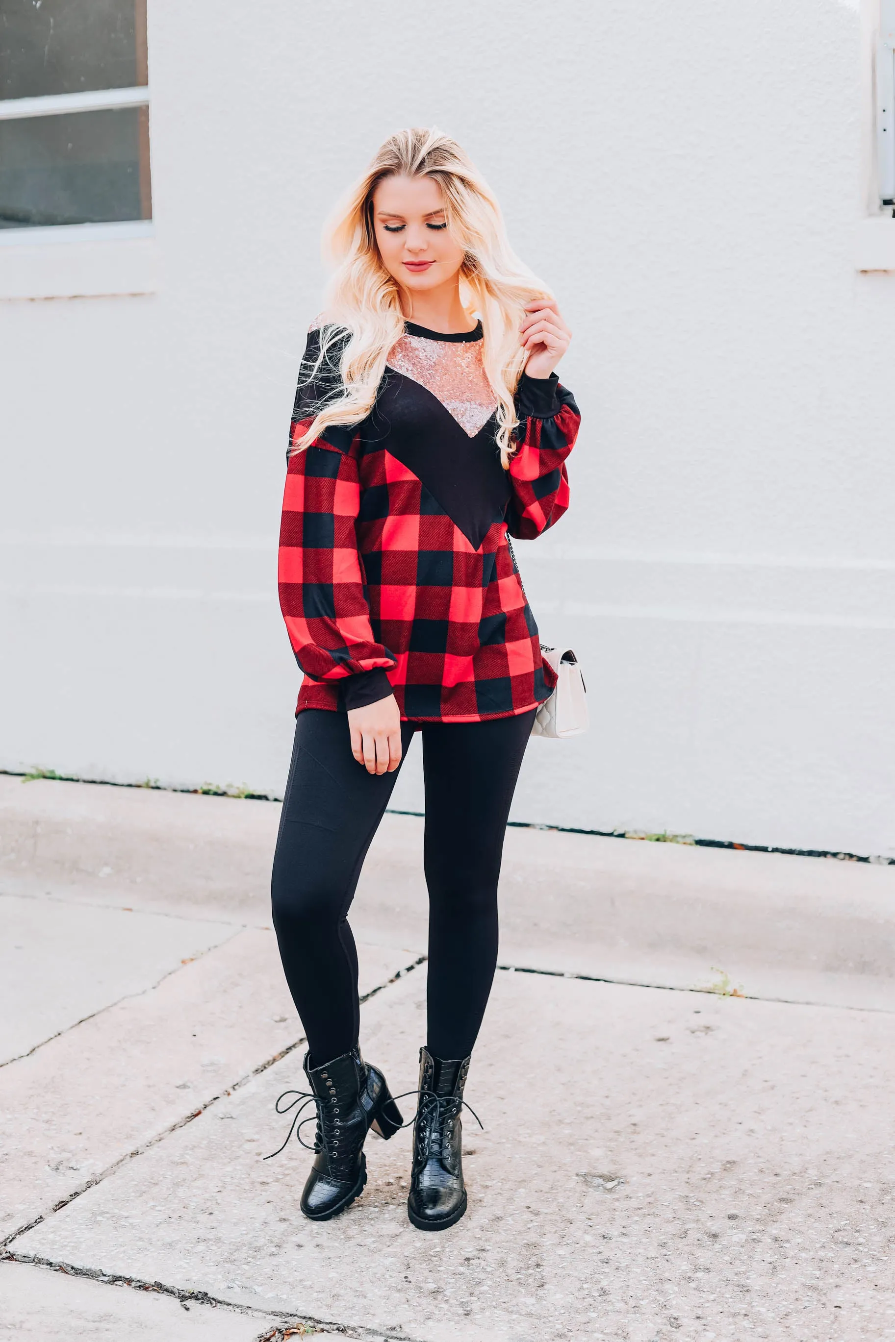 Countryside Glitz Top - Rose Gold