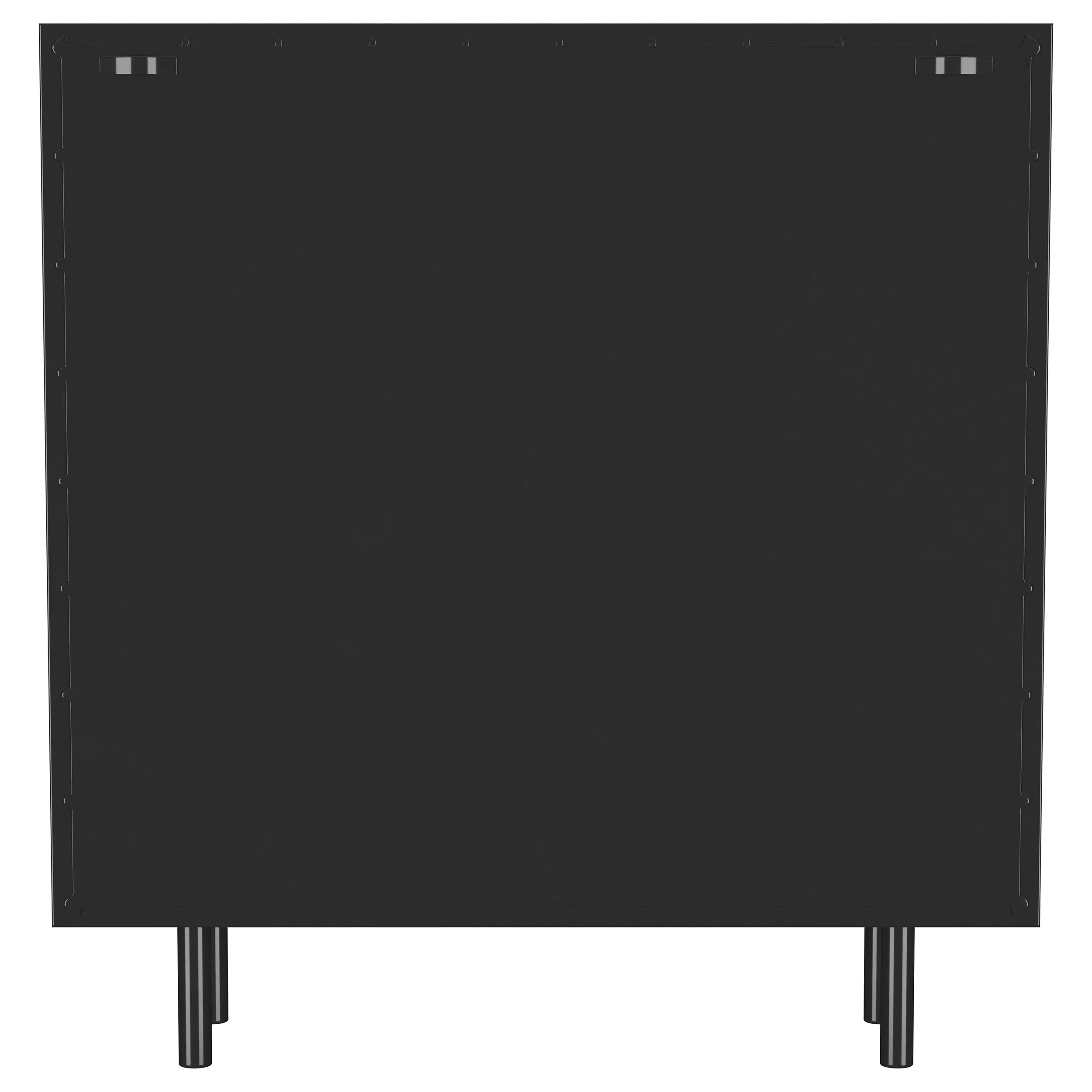 Dalia 2-door Accent Storage Cabinet with Shelving Black
