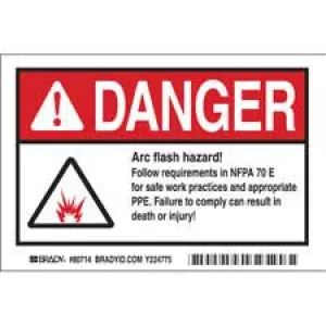 DANGER Arc Flash Hazard! Follow Requirements In NFPA 70E For Safe Work Practices And… Labels| Buy online