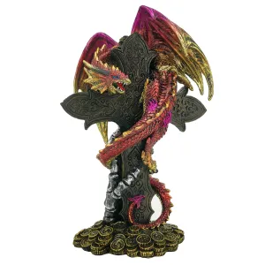 Dark Legends Celtic Cross Treasure Guardian Dragon