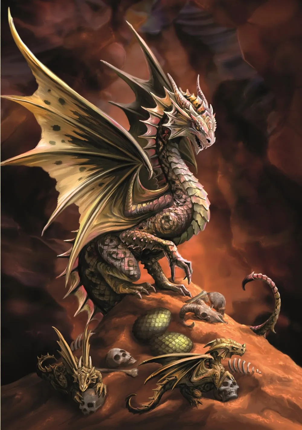 Desert Dragon Card