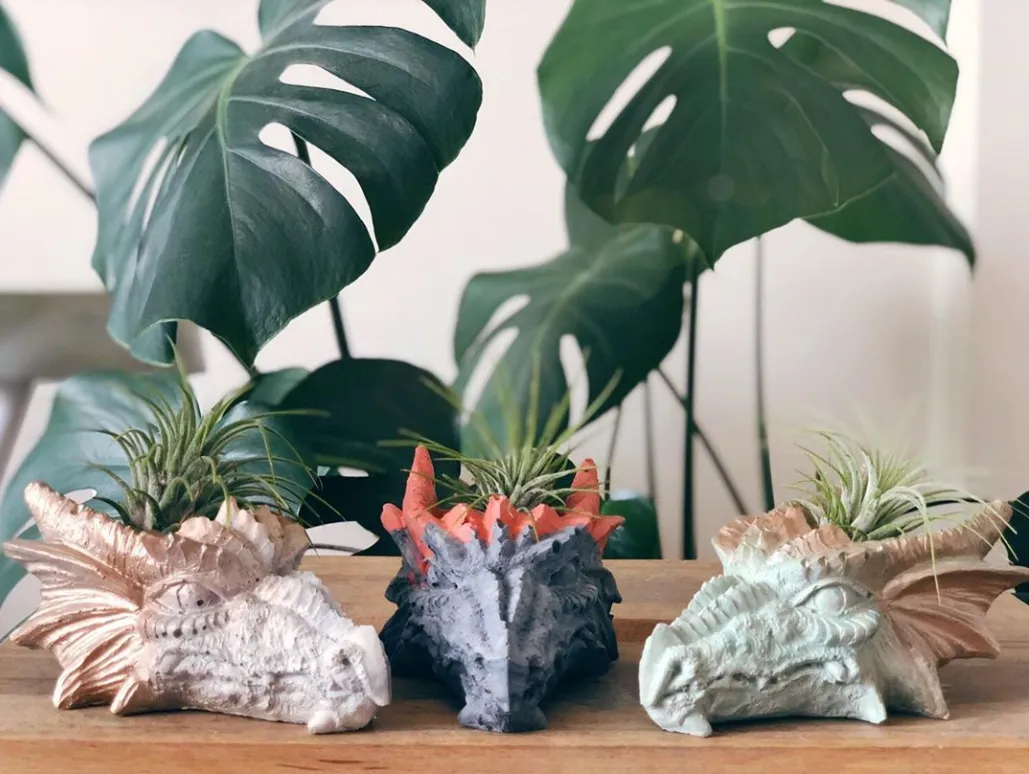 Dragon Head Planter