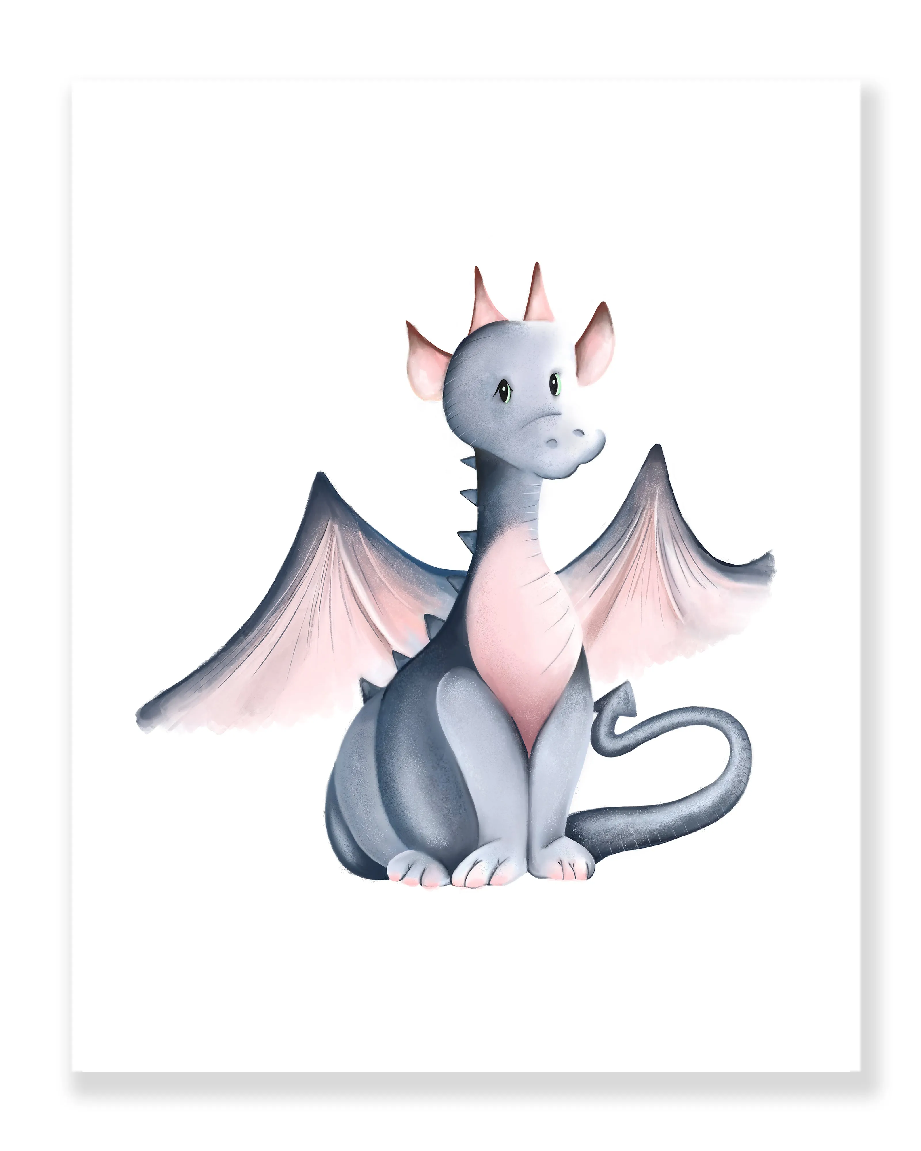Dragon Nursery Art Print