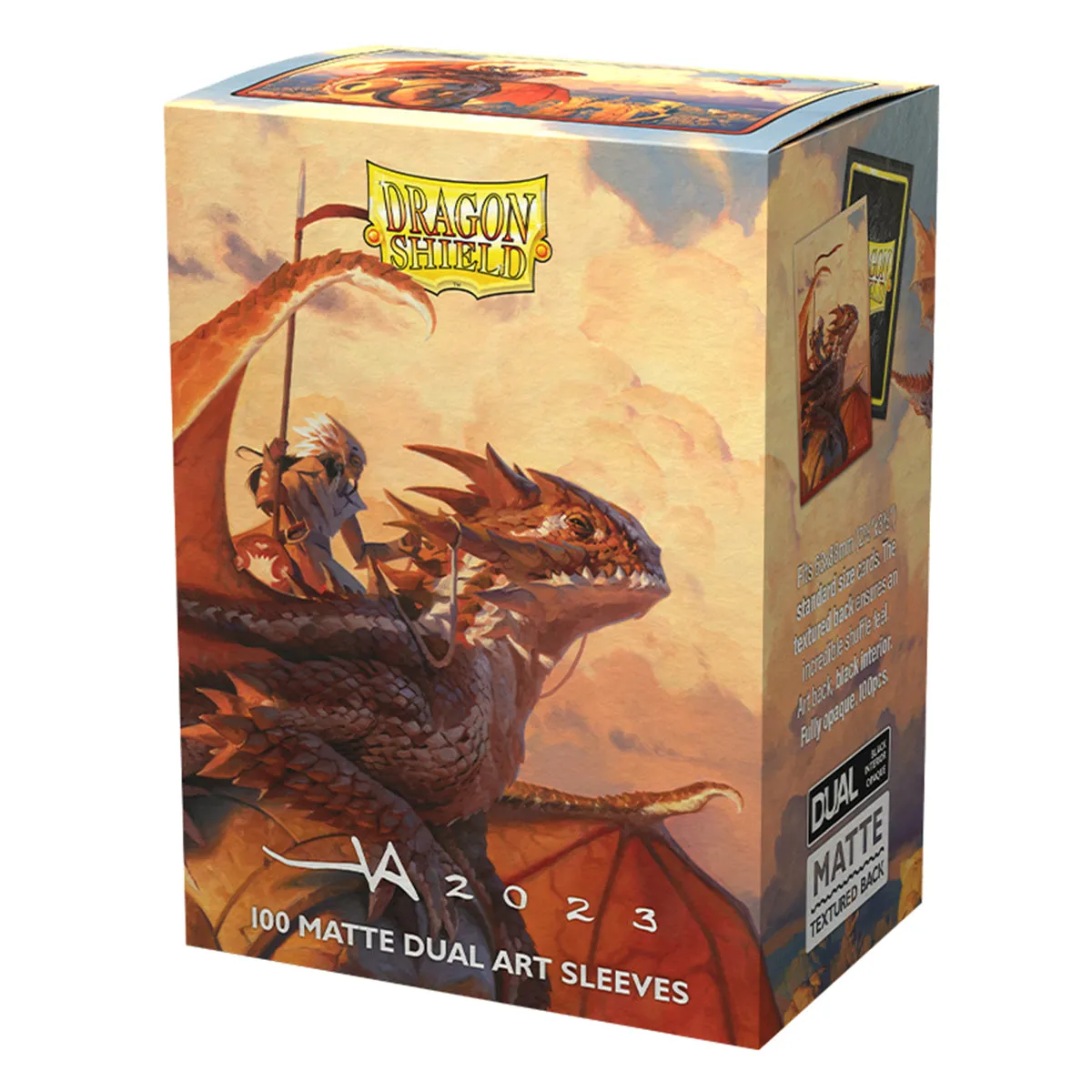 Dragon Shield 100ct MATTE Dual Art The Adameer Sleeves