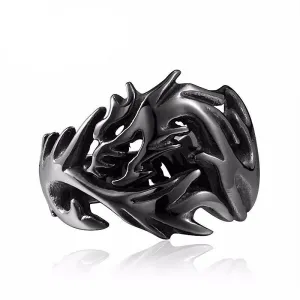 Dragon Storm Steel Ring