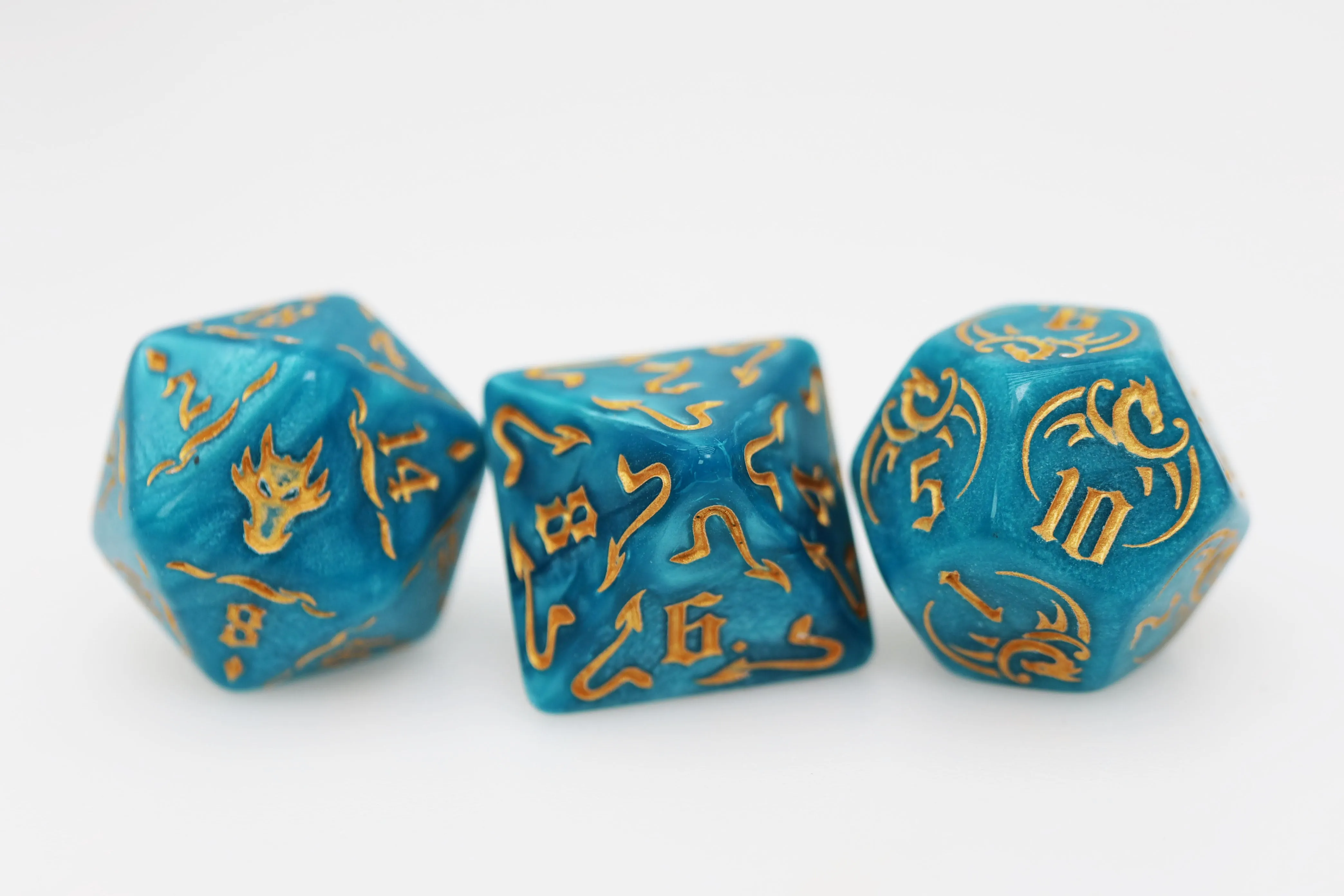 Drake's Flight: Cobalt RPG Dice Set