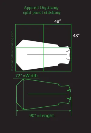 Dresses Digitizing Split Panel