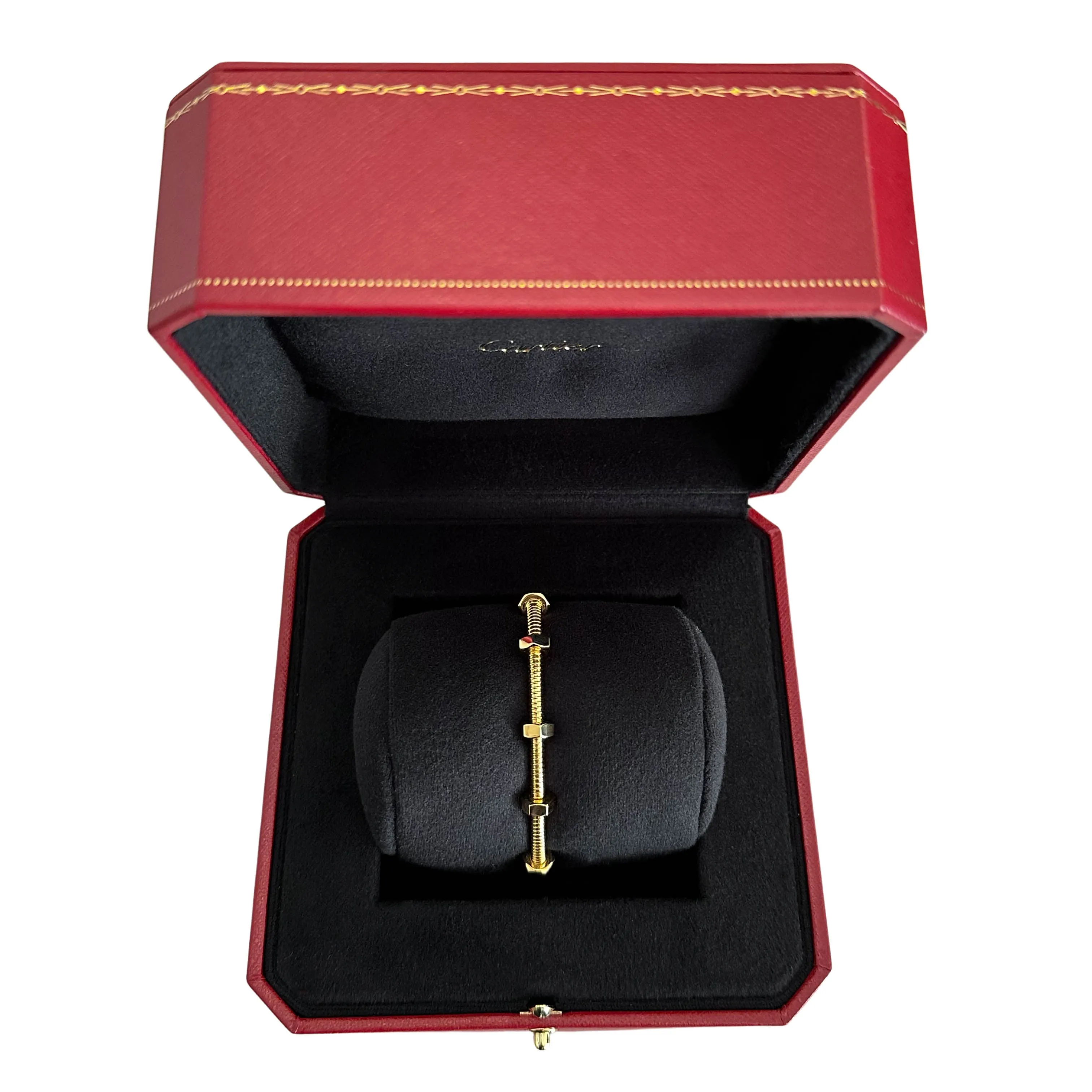 Ecrou de Cartier Bracelet Sz 16 18k Yellow Gold