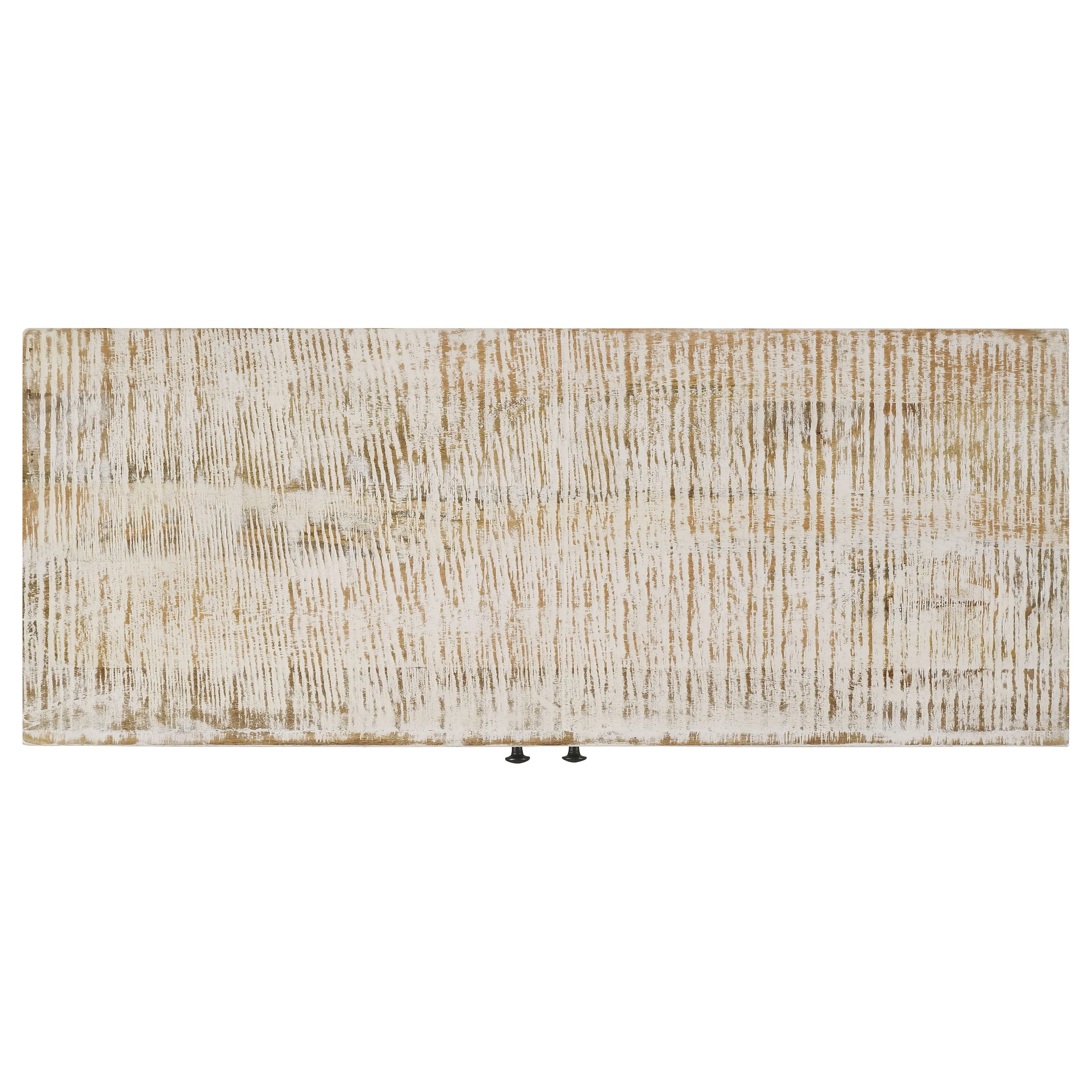 Eileen 2-door Wood Storage Accent Cabinet White Washed