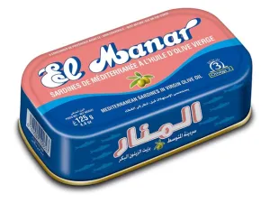 EL MANAR Sardines in Olive Oil  125g
