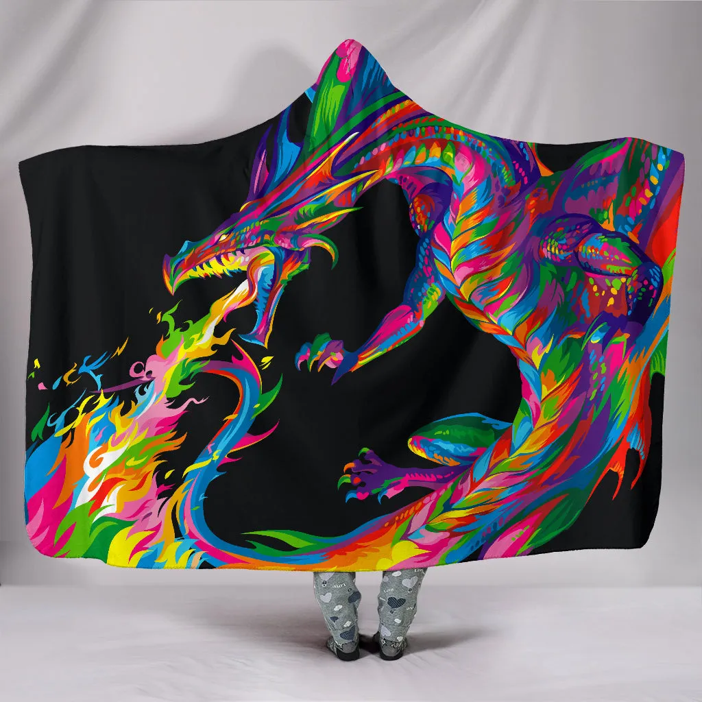 Fantasy Dragon Hooded Blanket - $79.99 - 89.99
