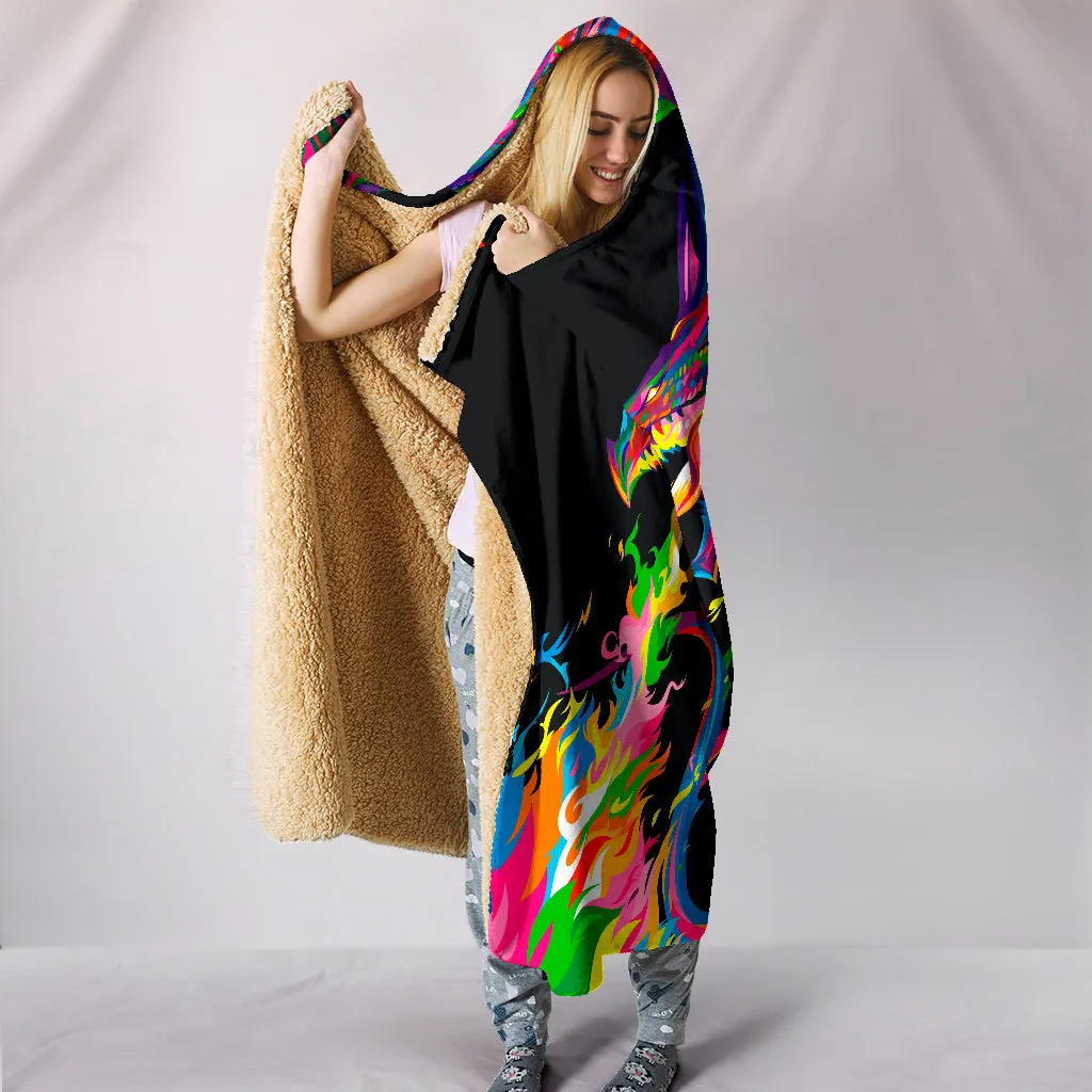 Fantasy Dragon Hooded Blanket - $79.99 - 89.99