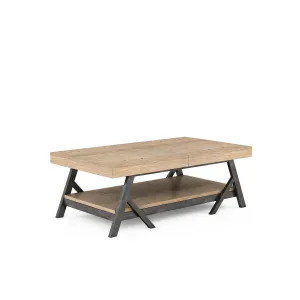 FRAME SLIDING-TOP COCKTAIL TABLE