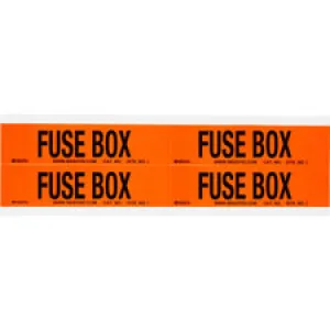 Fuse Box Conduit and Voltage Labels| Buy online