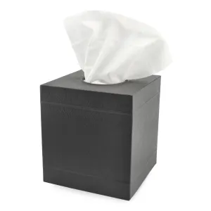Galvanized Tissue Box Cover (Dark Gray)