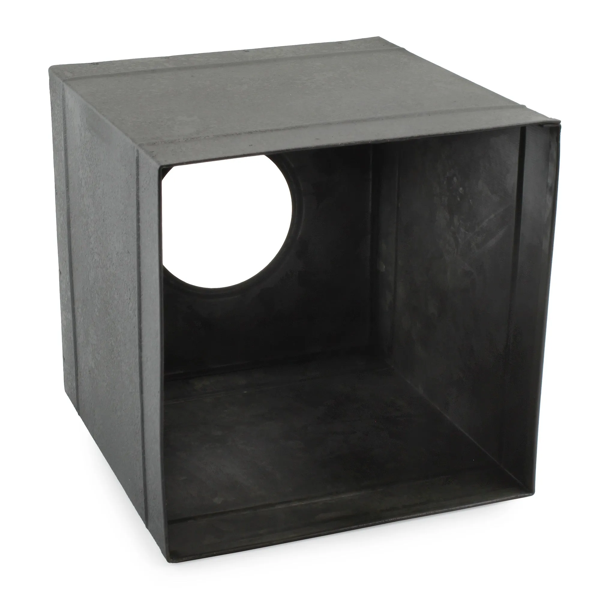 Galvanized Tissue Box Cover (Dark Gray)
