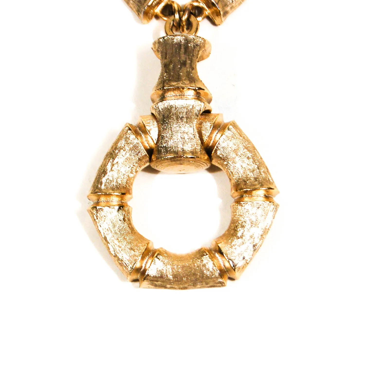 Gold Bamboo Necklace by Napier