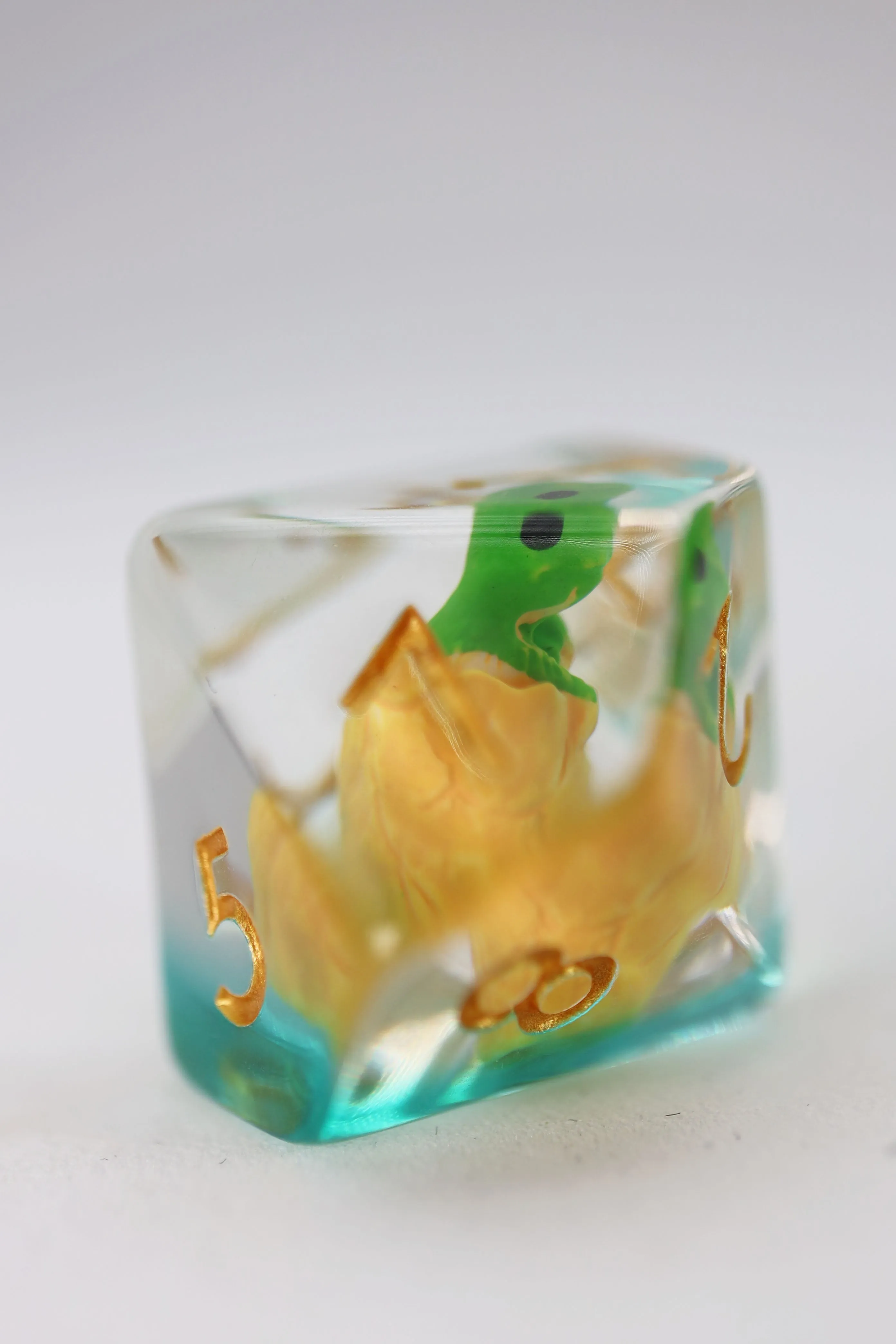 Green Dragon Hatchlings RPG Dice Set