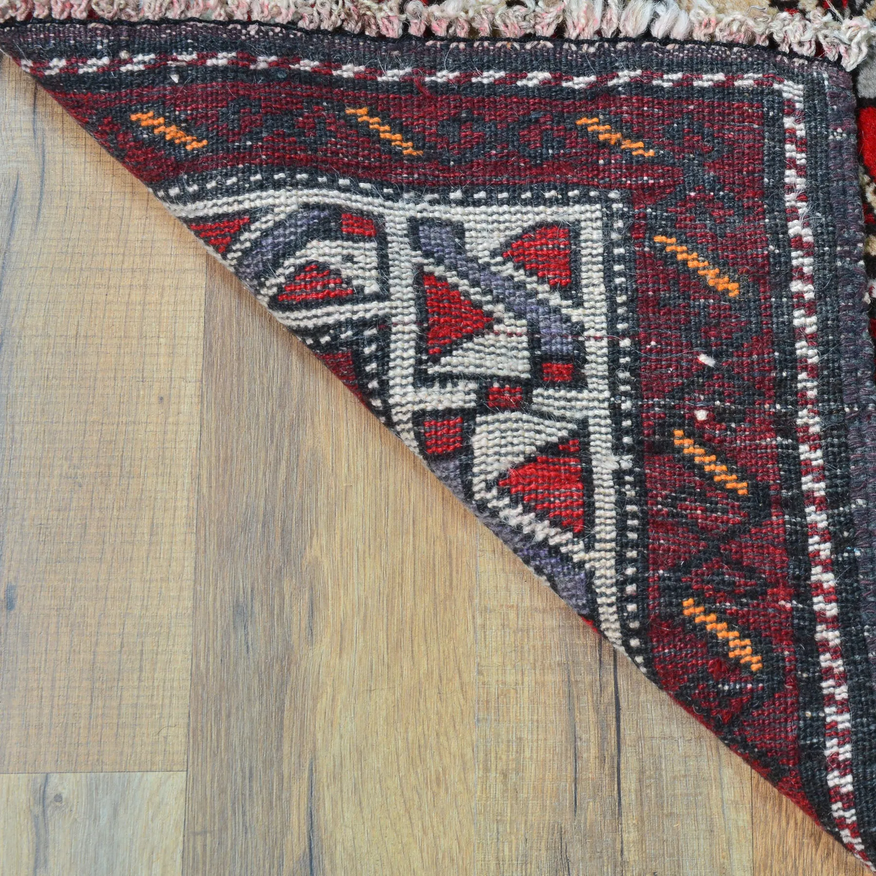 Hand-Knotted Afghan Baluch Prayer Rug Wool Handmade (Size 2.6 X 4.2) Brrsf-1779