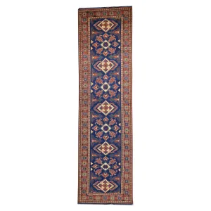Hand-Knotted Afghan Karagai Design Oriental Handmade Rug (Size 2.10 X 10.2) Cwral-10152