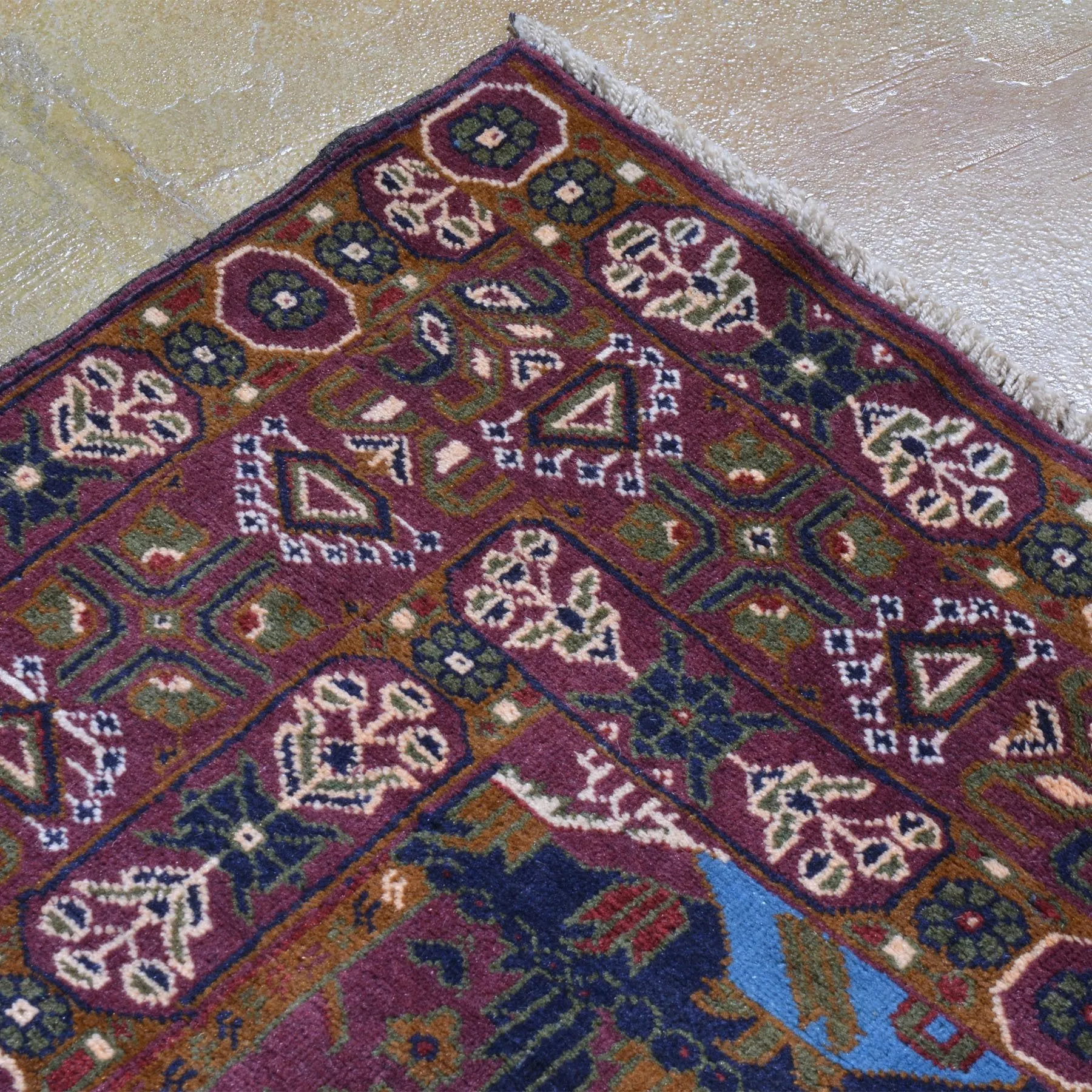 Hand-Knotted Afghan Tribal Pictorial Handmade Oriental Wool Rug (Size 5.4 X 8.1) Cwral-5988