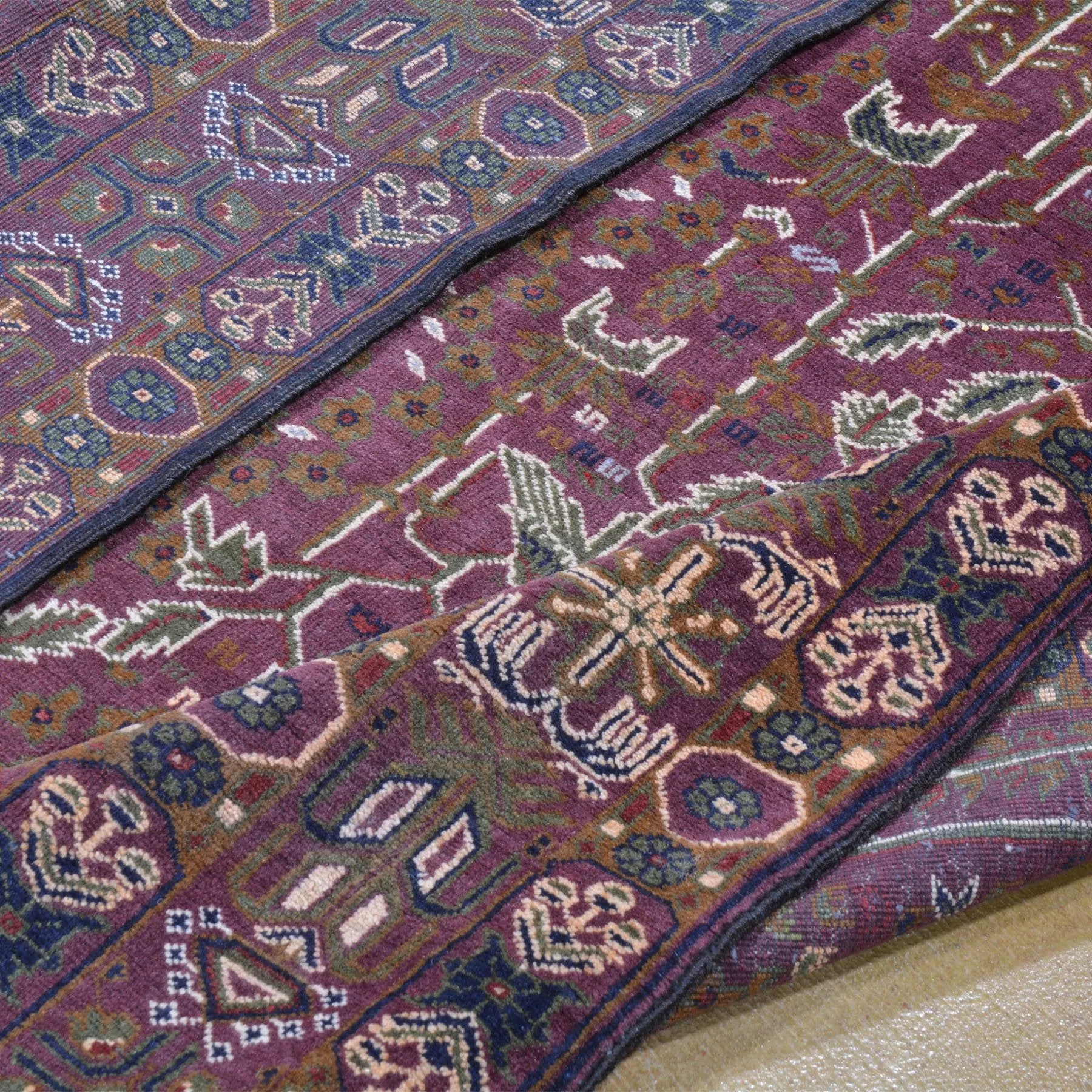 Hand-Knotted Afghan Tribal Pictorial Handmade Oriental Wool Rug (Size 5.4 X 8.1) Cwral-5988