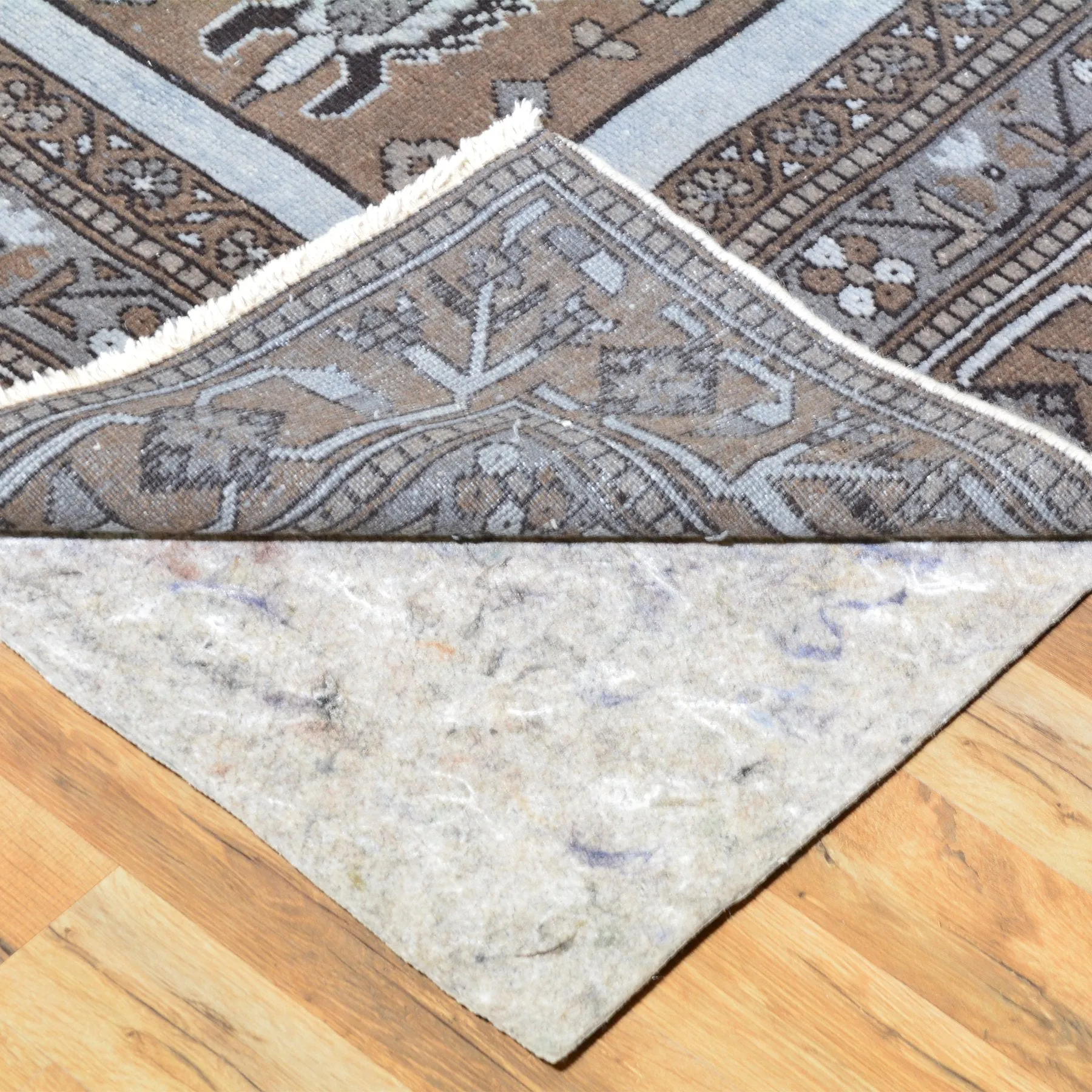 Hand-Knotted  Bakhtyari Overdyed Handamde Wool Rug (Size 9.4 X 12.5) Brrsf-1194