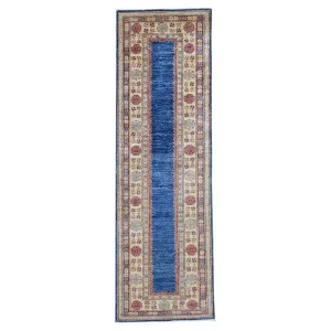 Hand-Knotted Caucasian Kazak Design Oriental Handmade Rug (Size 2.7 X 8.3) Cwral-10149