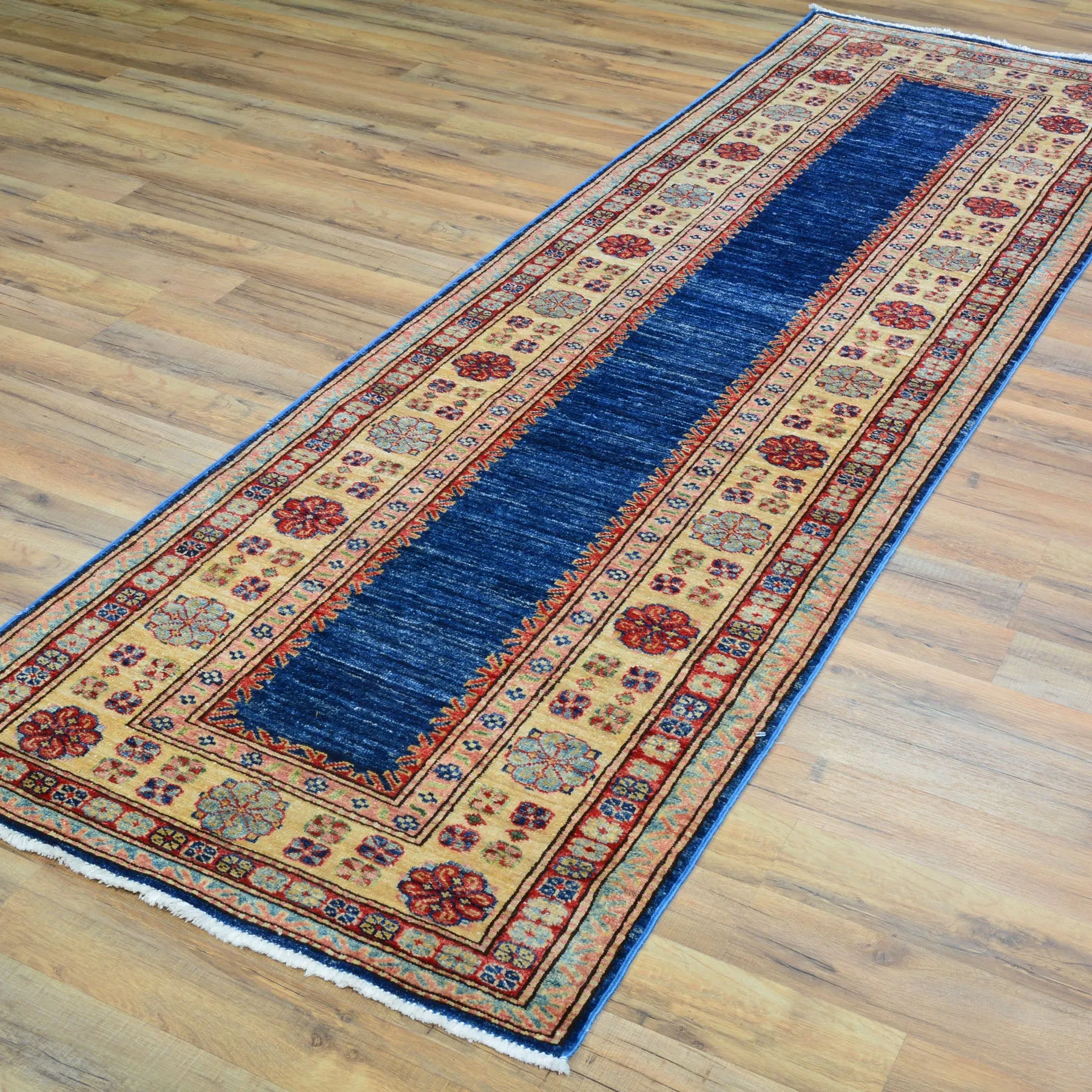 Hand-Knotted Caucasian Kazak Design Oriental Handmade Rug (Size 2.7 X 8.3) Cwral-10149