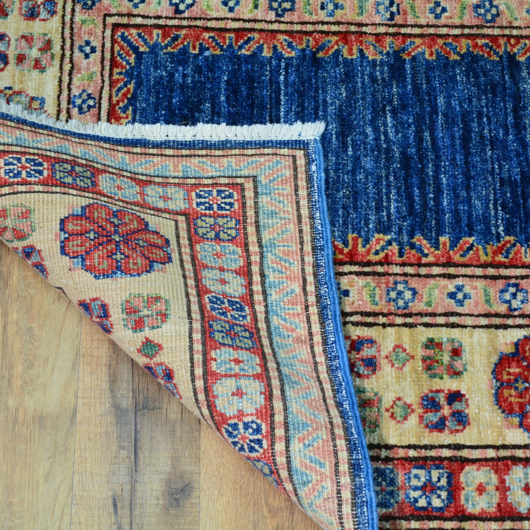Hand-Knotted Caucasian Kazak Design Oriental Handmade Rug (Size 2.7 X 8.3) Cwral-10149