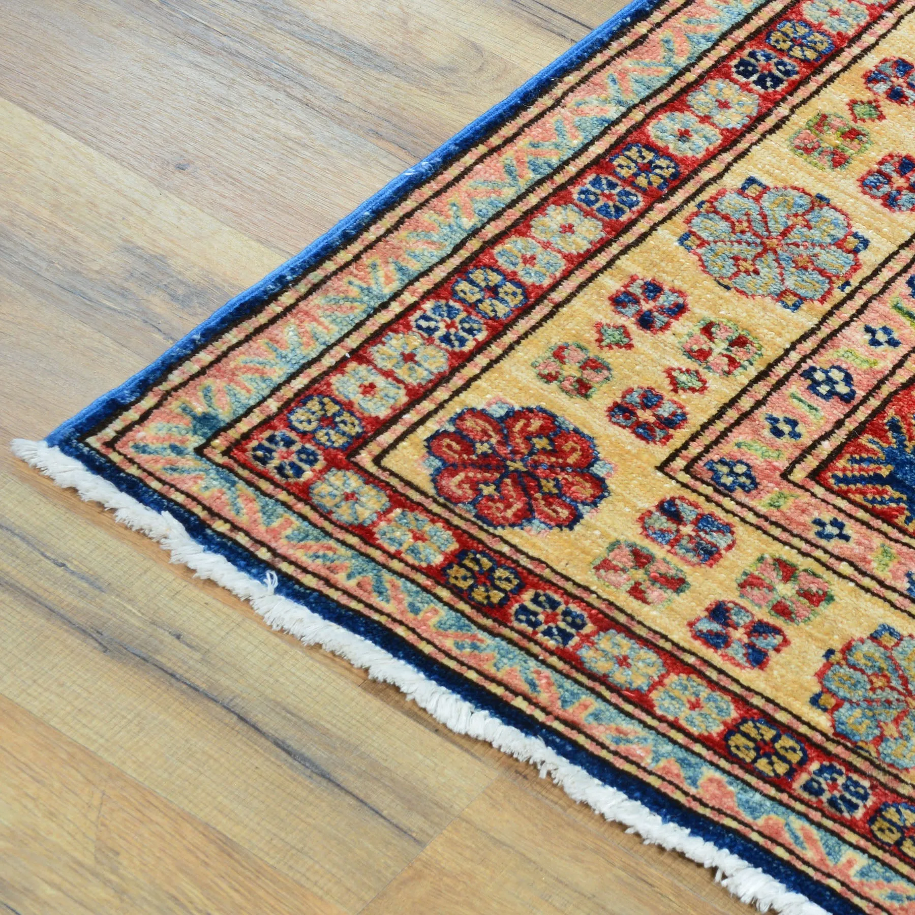 Hand-Knotted Caucasian Kazak Design Oriental Handmade Rug (Size 2.7 X 8.3) Cwral-10149