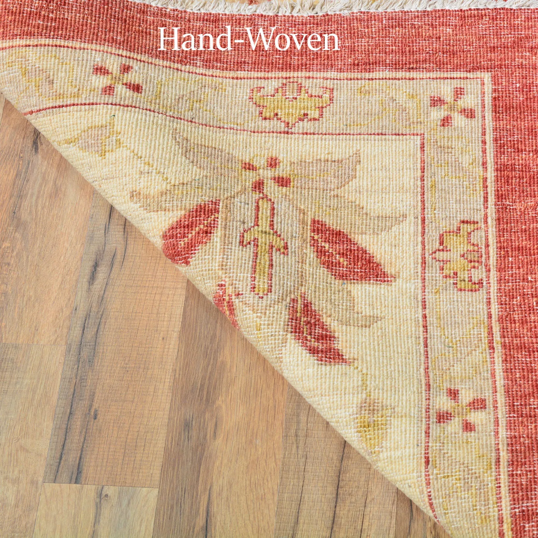 Hand-Knotted Chobi Tribal Oushak Design Wool Rug (Size 9.7 X 13.10) Cwral-7296