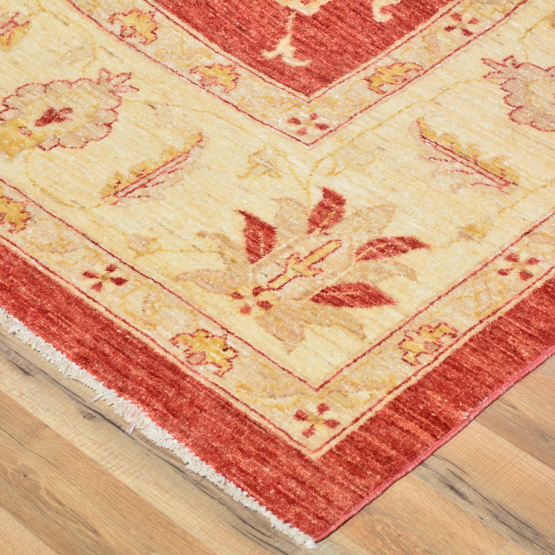 Hand-Knotted Chobi Tribal Oushak Design Wool Rug (Size 9.7 X 13.10) Cwral-7296