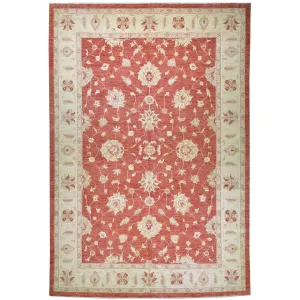 Hand-Knotted Chobi Tribal Oushak Design Wool Rug (Size 9.7 X 13.10) Cwral-7296