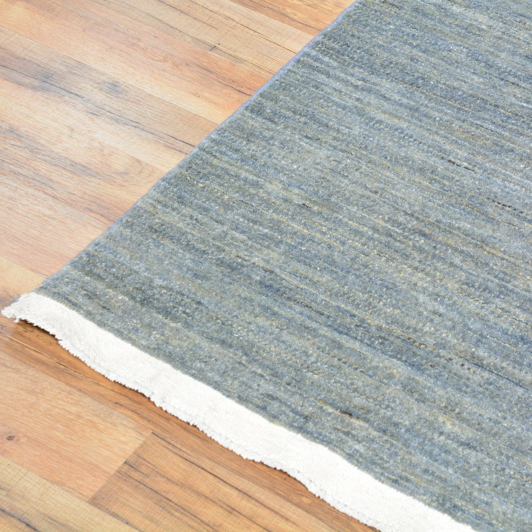 Hand-Knotted Contemporary Modern 100% Wool Handmade Rug (Size 2.8 X 10.1) Cwral-9699