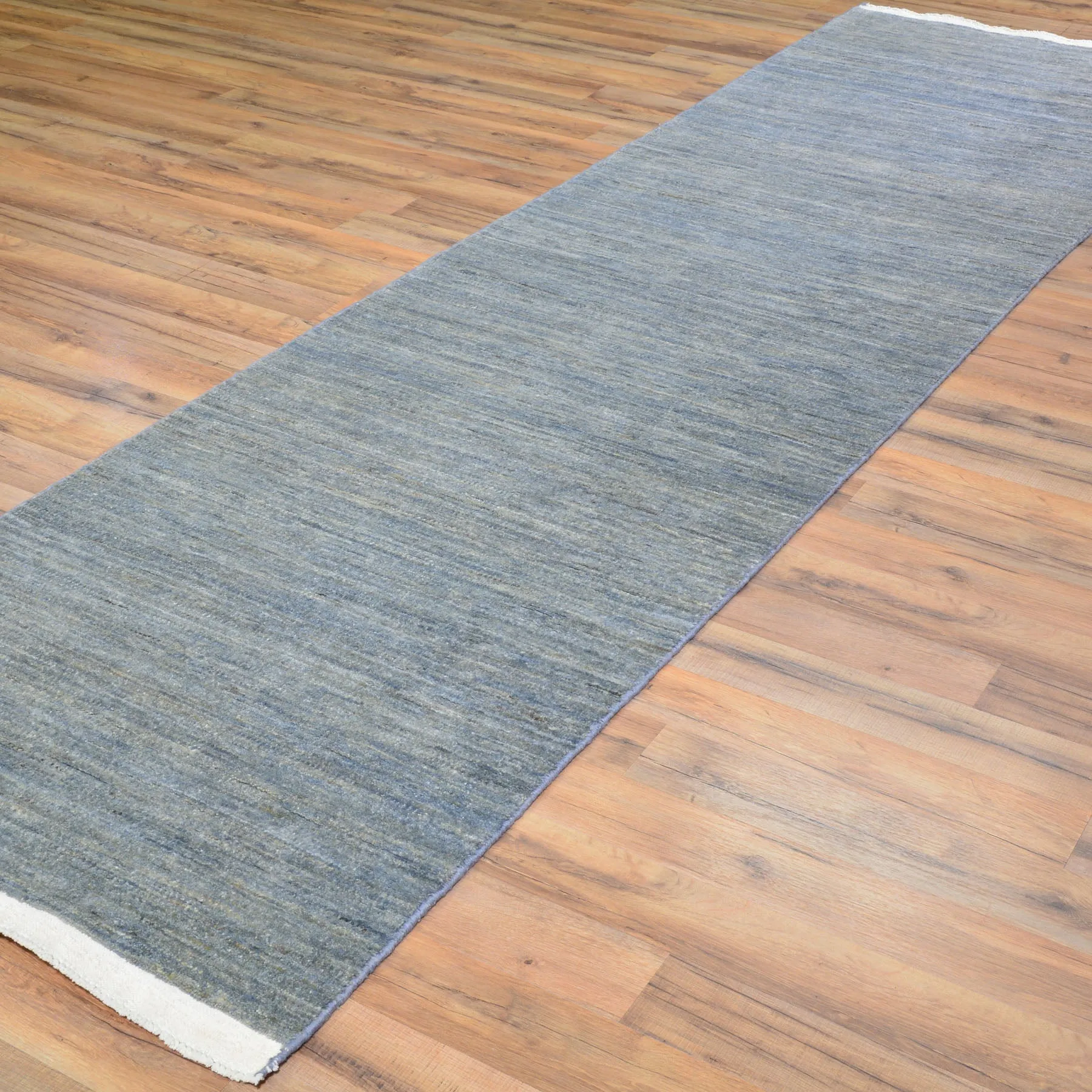 Hand-Knotted Contemporary Modern 100% Wool Handmade Rug (Size 2.8 X 10.1) Cwral-9699