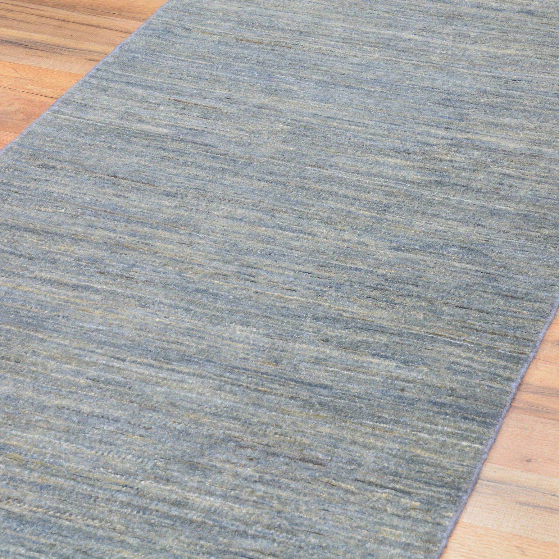 Hand-Knotted Contemporary Modern 100% Wool Handmade Rug (Size 2.8 X 10.1) Cwral-9699