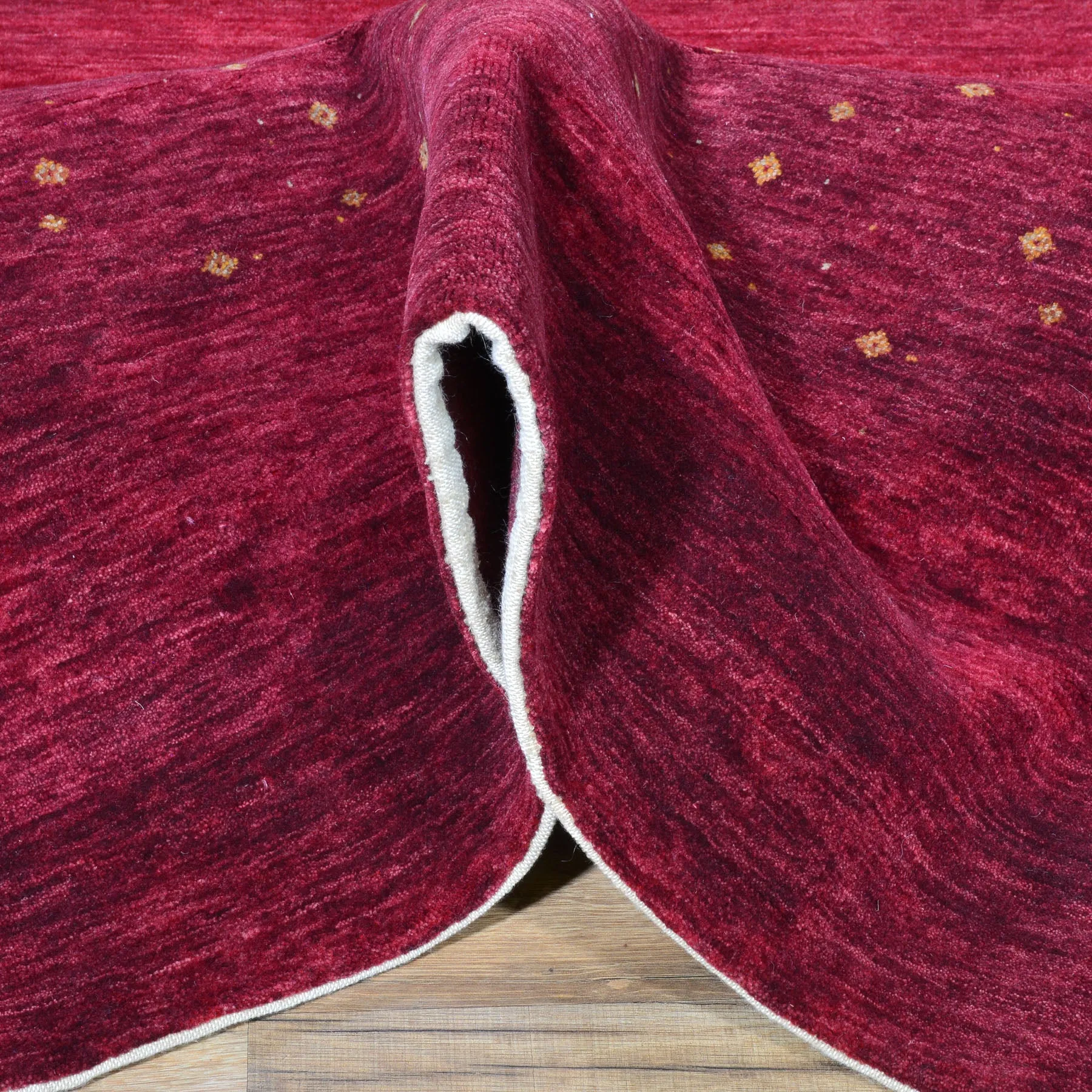 Hand-Knotted Contemporary Modern Gabbeh Wool Handmade Rug (Size 9.0 X 11.9) Cwral-6732